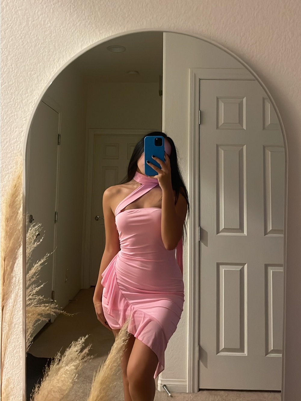 Elegant pink Sleeveless Dress 💓